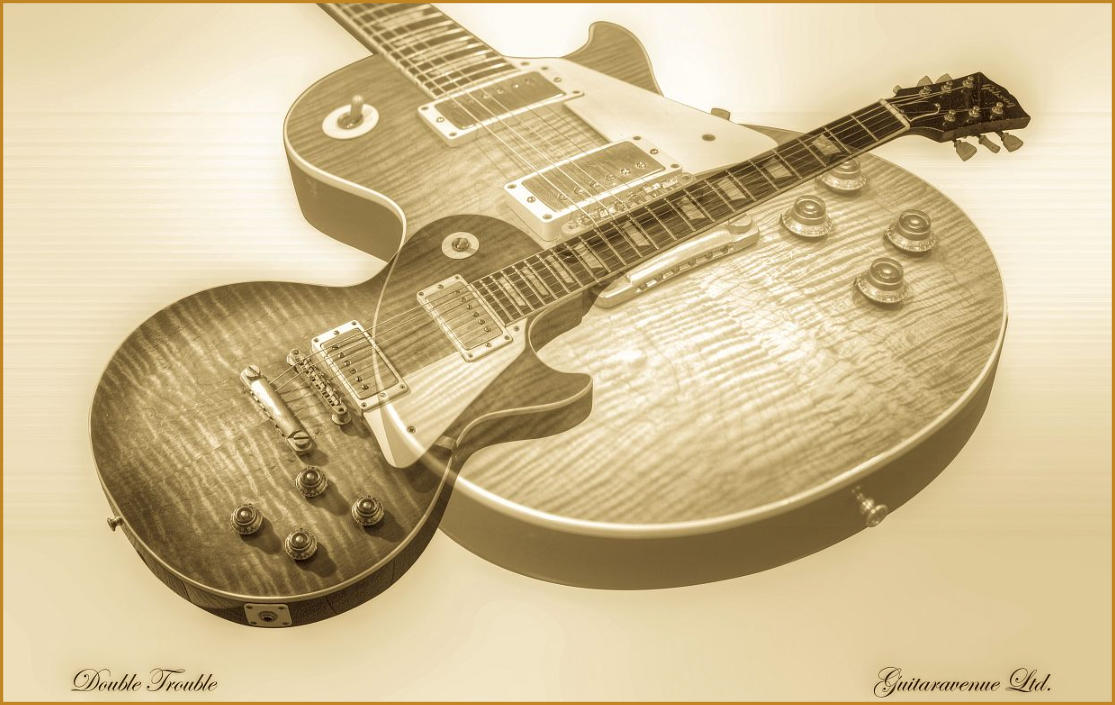 Poster Les Paul - Double Trouble