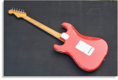 Fender Stratocaster 1963 Fiesta Red (back)