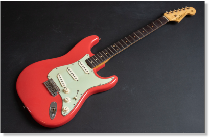 Fender Strat 1963 Red (front)